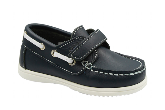 SAPATO VELA EM PELE DE VELCRO TITIPI