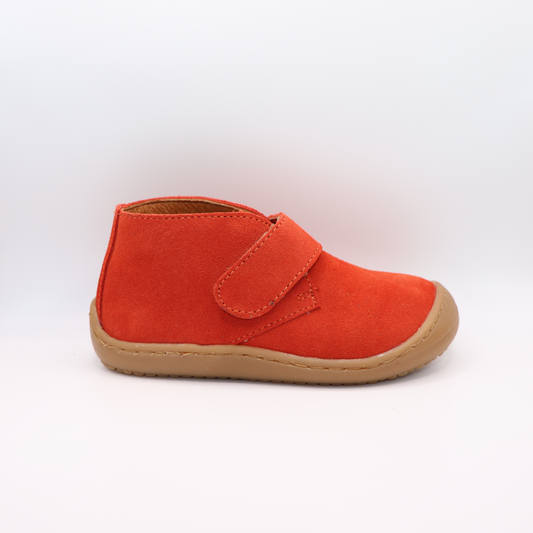 Barefoot Constança Camurça Vermelho Coral